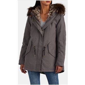 Barneys New York Fur-Trimmed & Fur-Lined Jacket